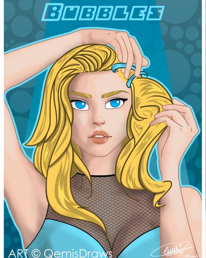 bubbles from the powerpuff girls