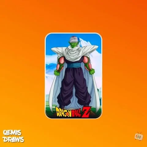 piccolo 3d animated card