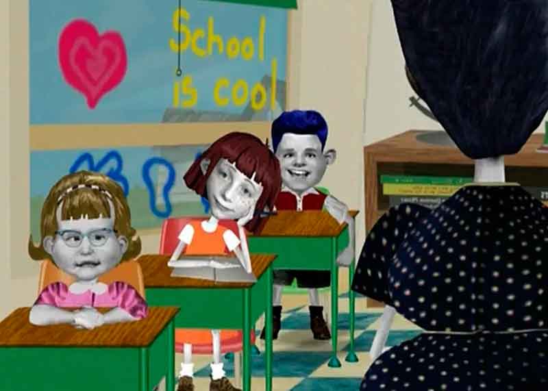 Angela Anaconda, Johnny Abatti, Gina Lash y Ephegenia Brinks