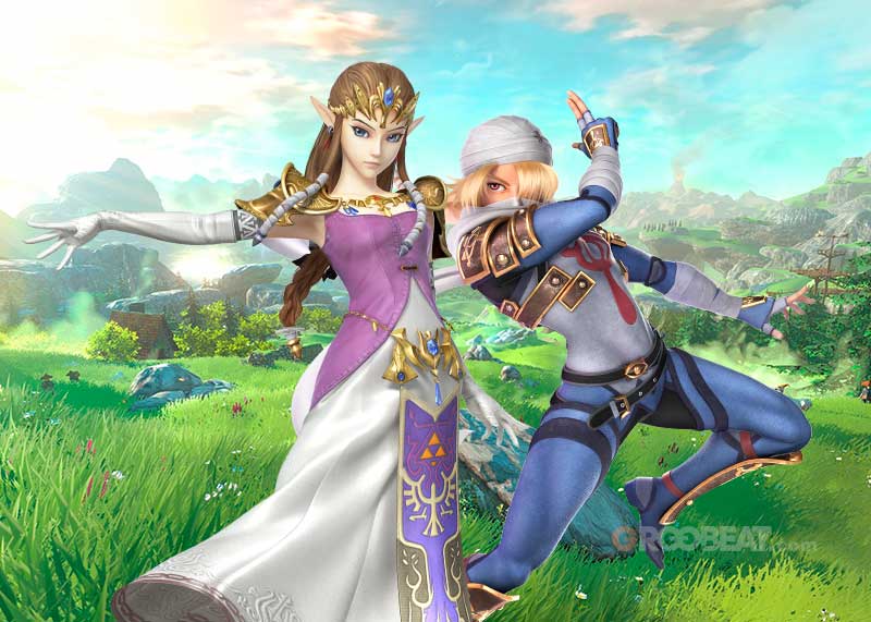 Princess Zelda junto a su alter ego Sheik.