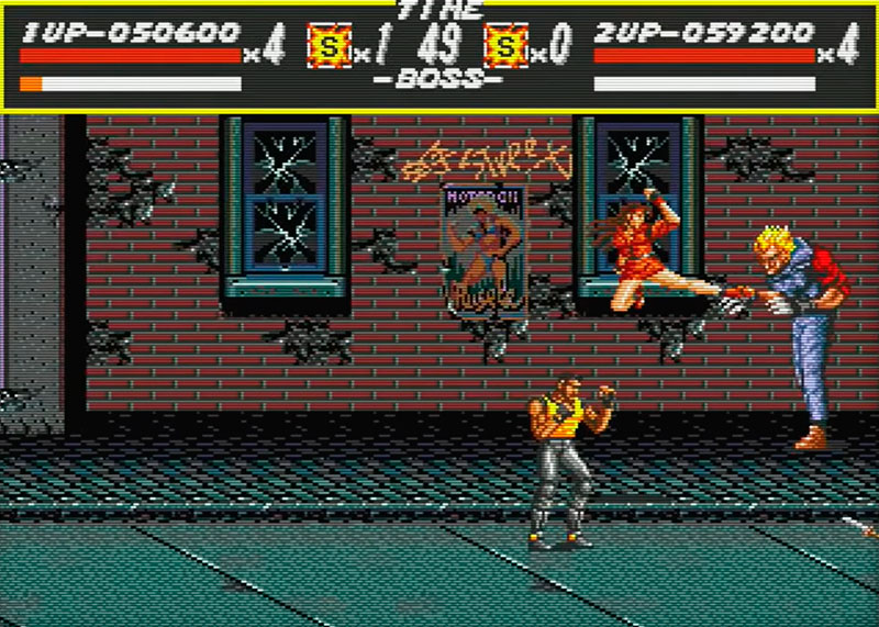 Gameplay de Streets of Rage