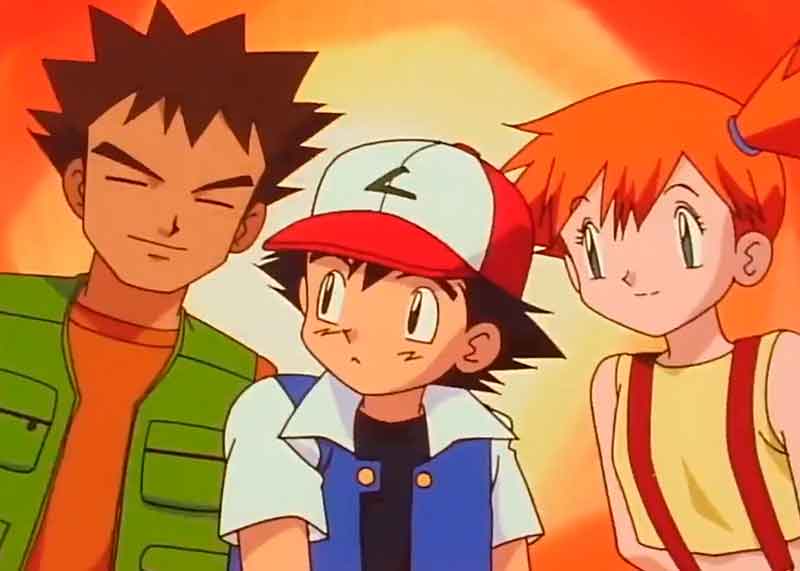 Ash, Misty y Brock